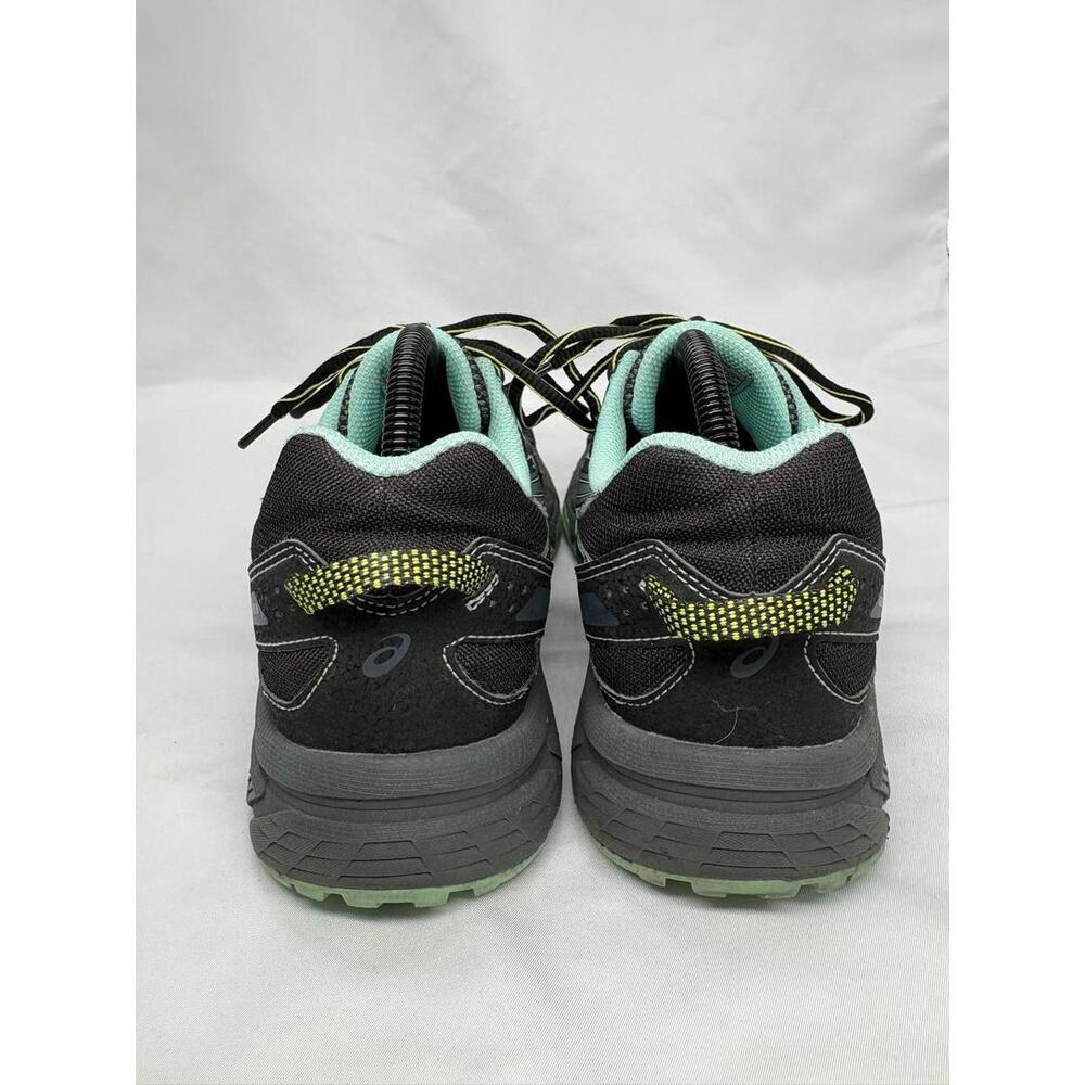 ASICS Gel-Venture 6 Trail Hiking Running Shoes Woman 10 Black Gray Teal Blue - Picture 5 of 8